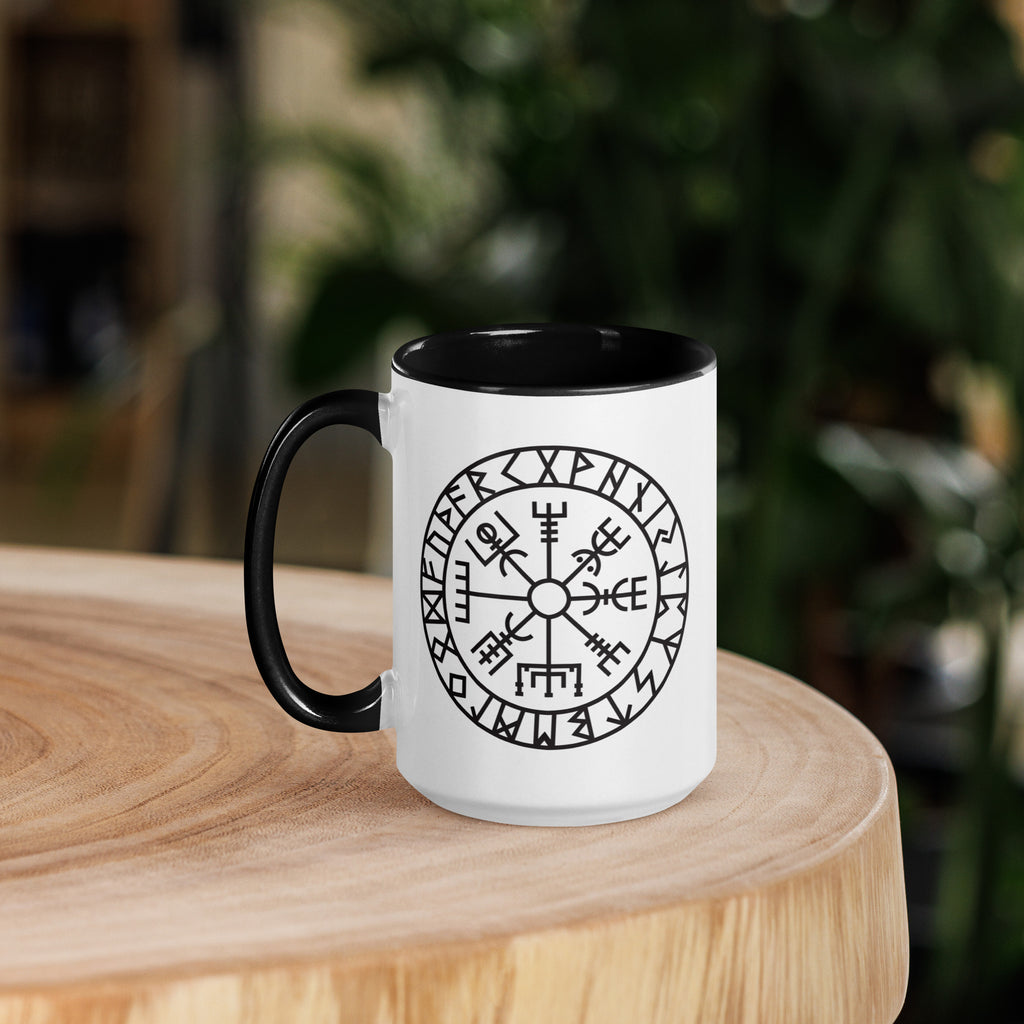 Vegvisir - Tasse mit farbiger Innenseite