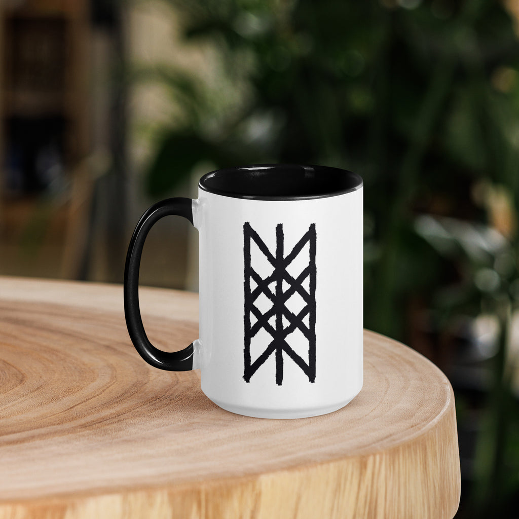 Web von Wyrd - Tasse mit farbiger Innenseite