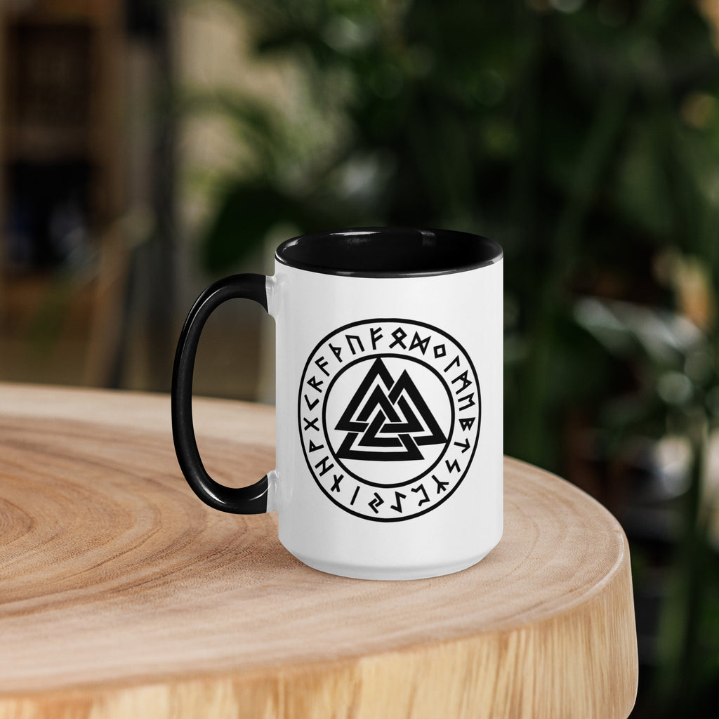 Valknut - Tasse mit farbiger Innenseite