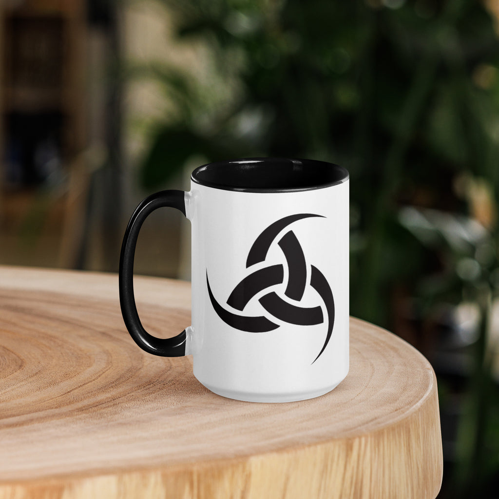 Triskelion Hörner - Tasse mit farbiger Innenseite