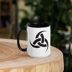 Triskelion Hörner - Tasse mit farbiger Innenseite
