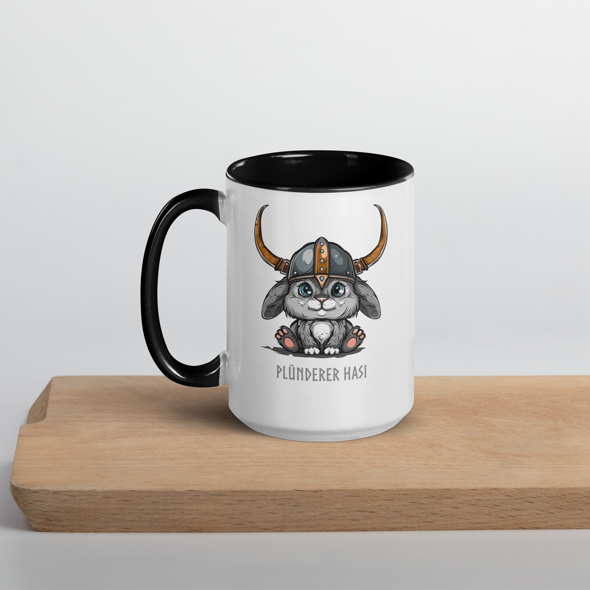 Plünderer Hasi - Tasse mit farbiger Innenseite