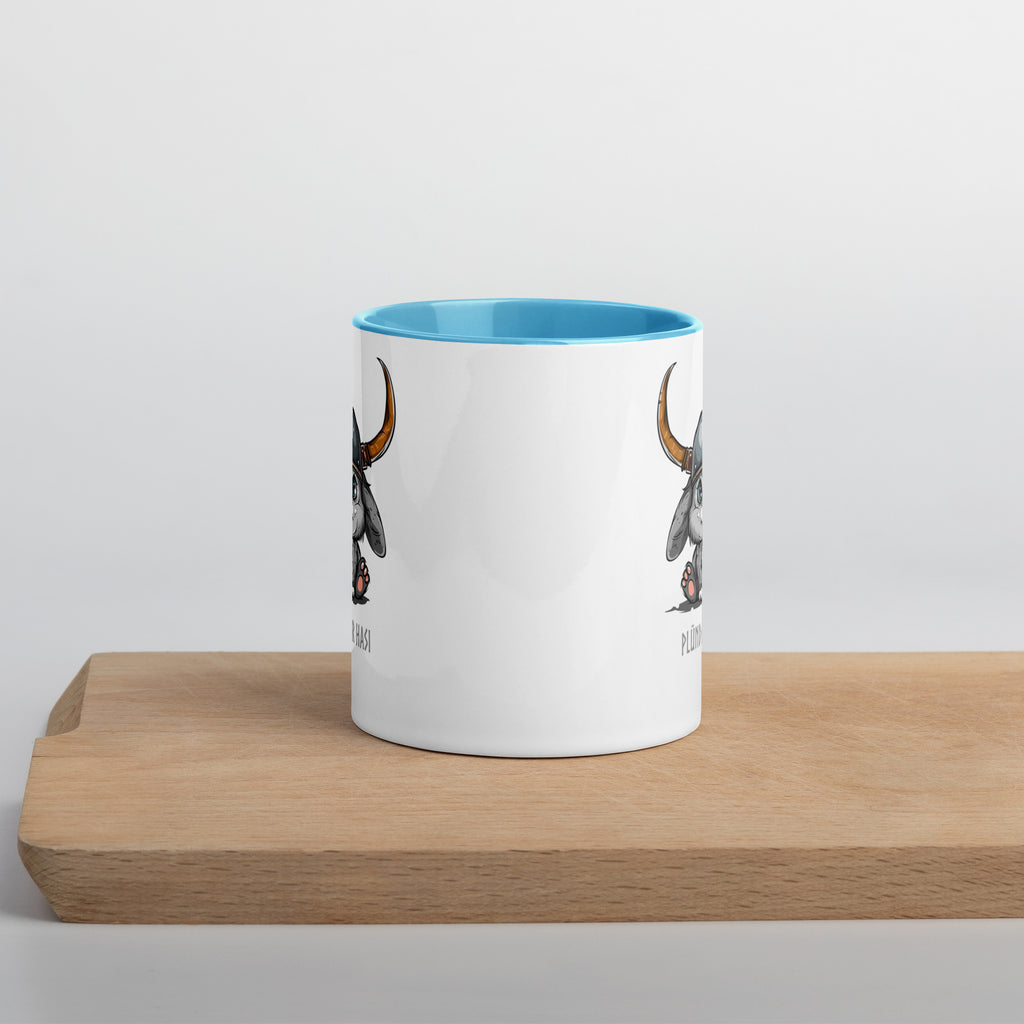 Plünderer Hasi - Tasse mit farbiger Innenseite