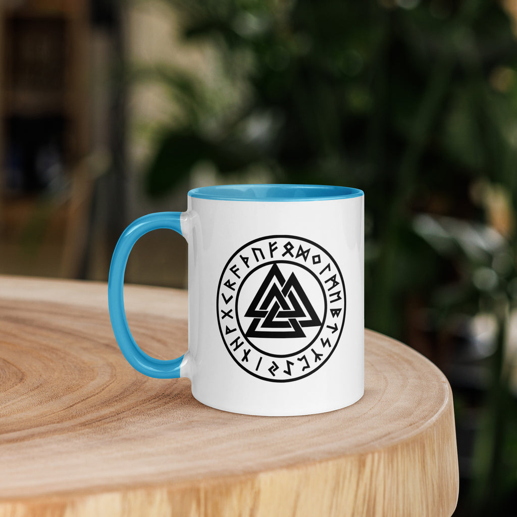 Valknut - Tasse mit farbiger Innenseite
