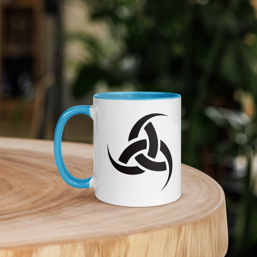 Triskelion Hörner - Tasse mit farbiger Innenseite