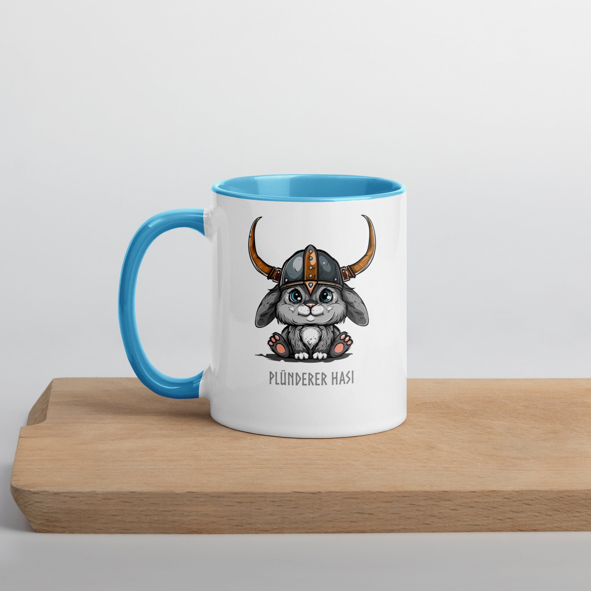 Plünderer Hasi - Tasse mit farbiger Innenseite