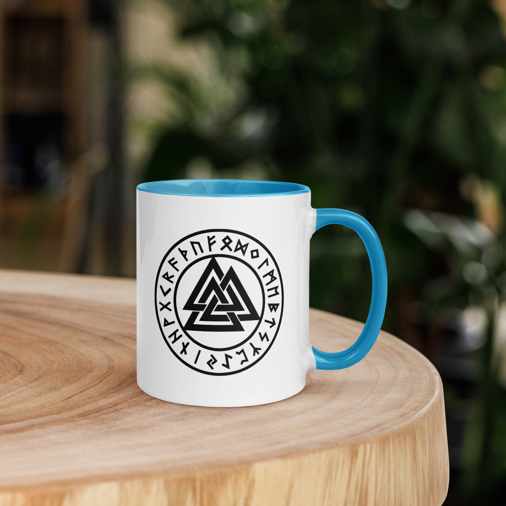 Valknut - Tasse mit farbiger Innenseite