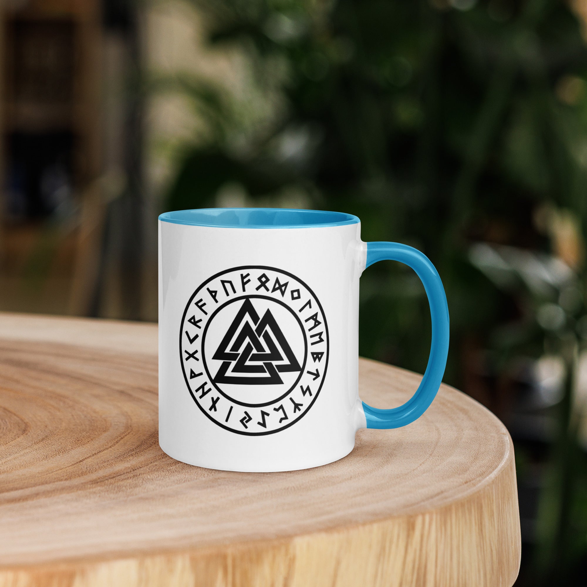 Valknut - Tasse mit farbiger Innenseite