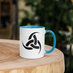 Triskelion Hörner - Tasse mit farbiger Innenseite
