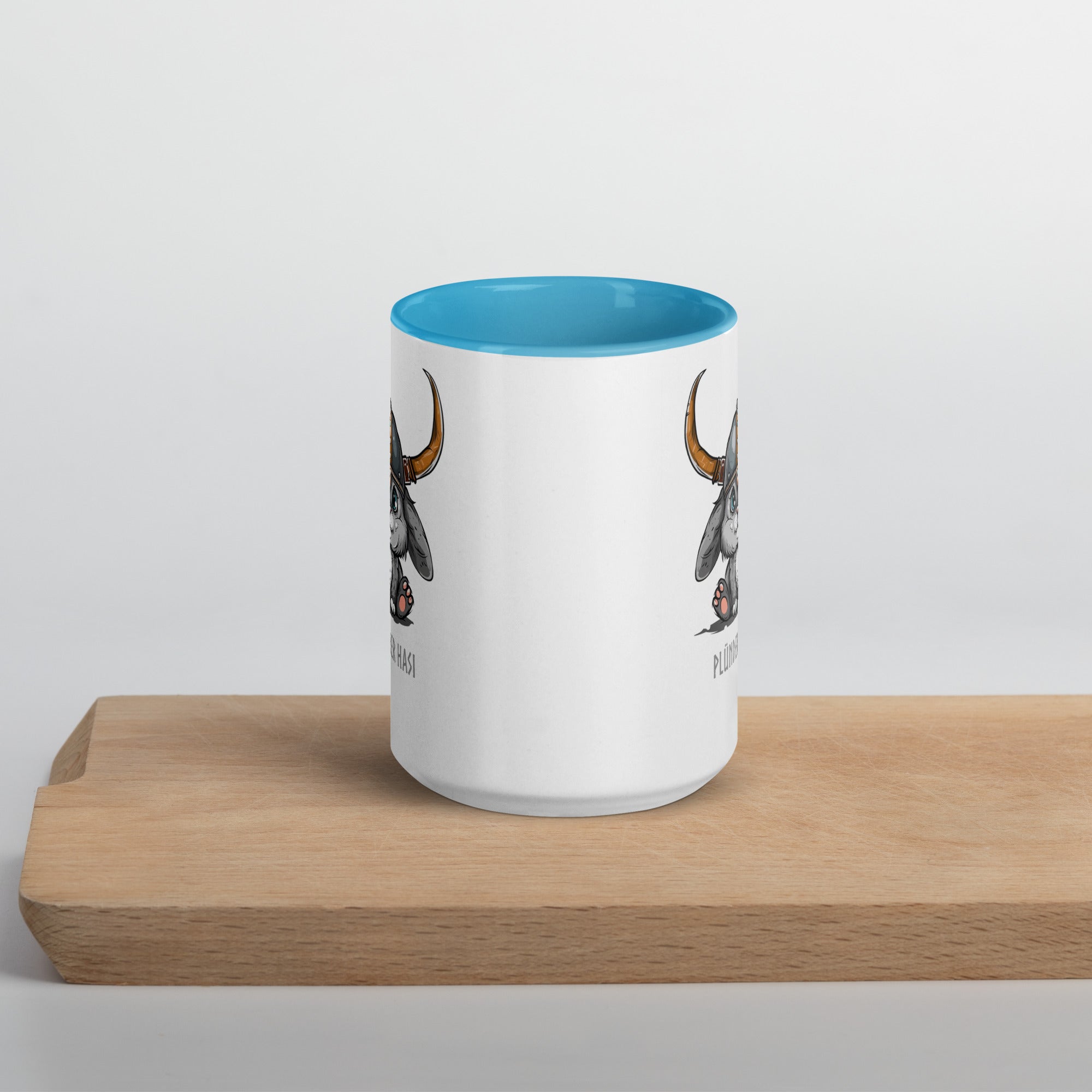 Plünderer Hasi - Tasse mit farbiger Innenseite