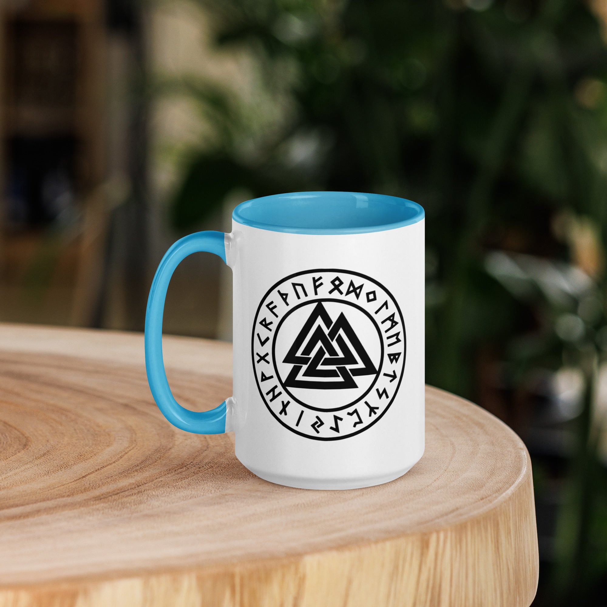 Valknut - Tasse mit farbiger Innenseite