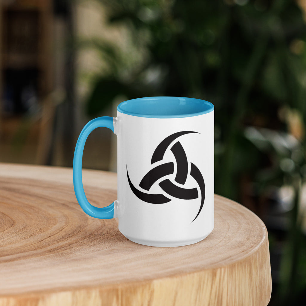 Triskelion Hörner - Tasse mit farbiger Innenseite