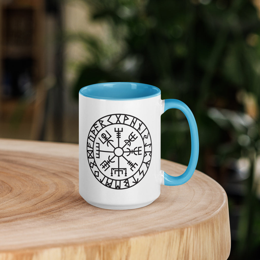 Vegvisir - Tasse mit farbiger Innenseite