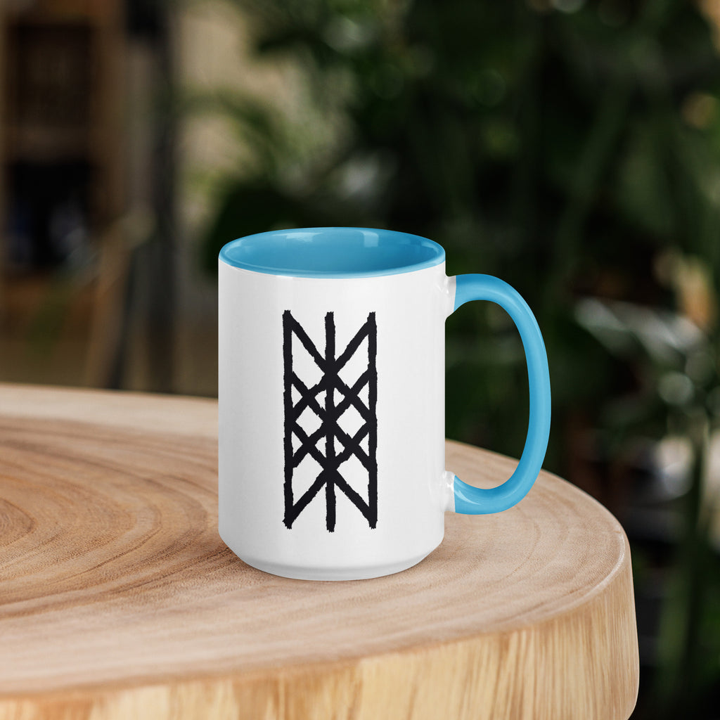 Web von Wyrd - Tasse mit farbiger Innenseite