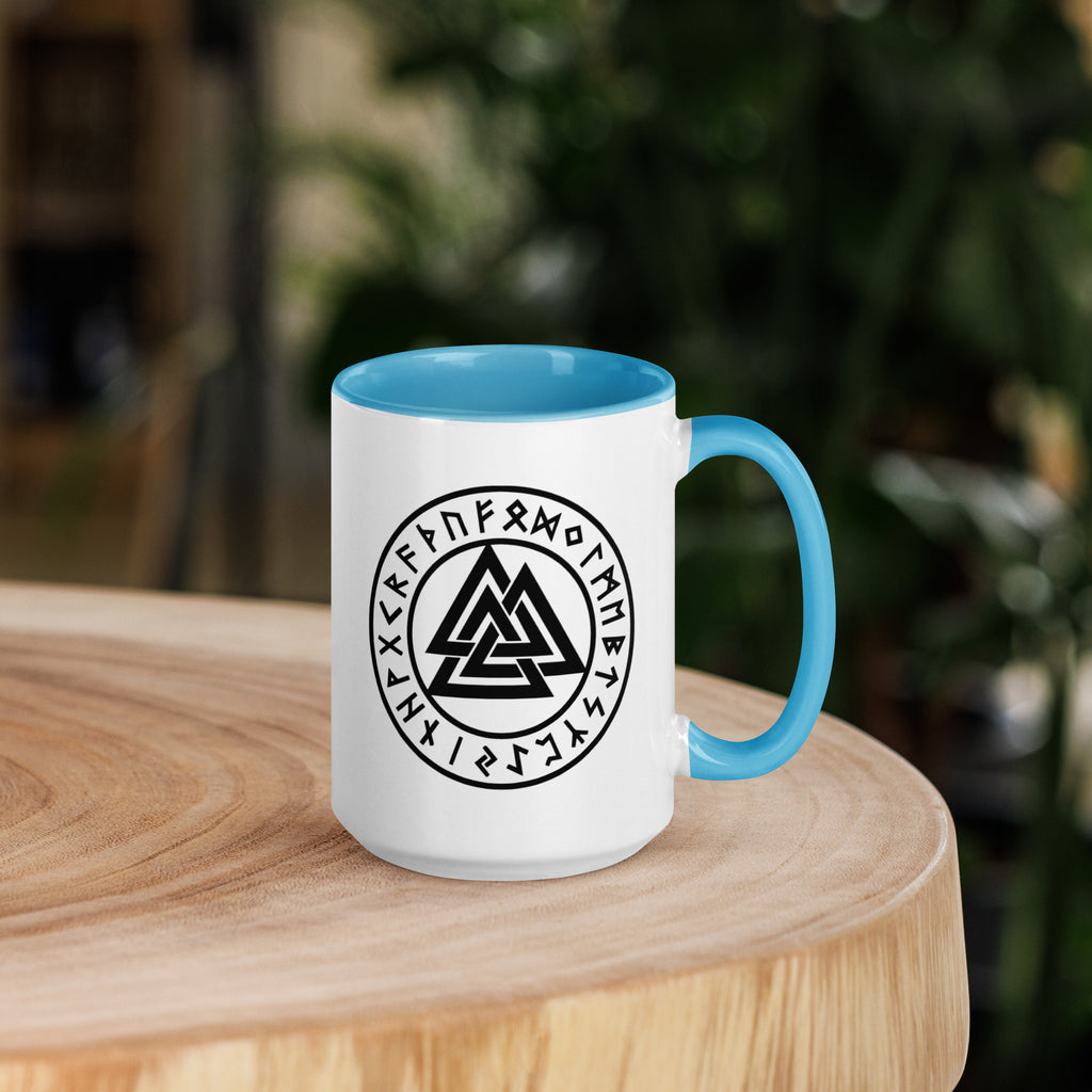 Valknut - Tasse mit farbiger Innenseite