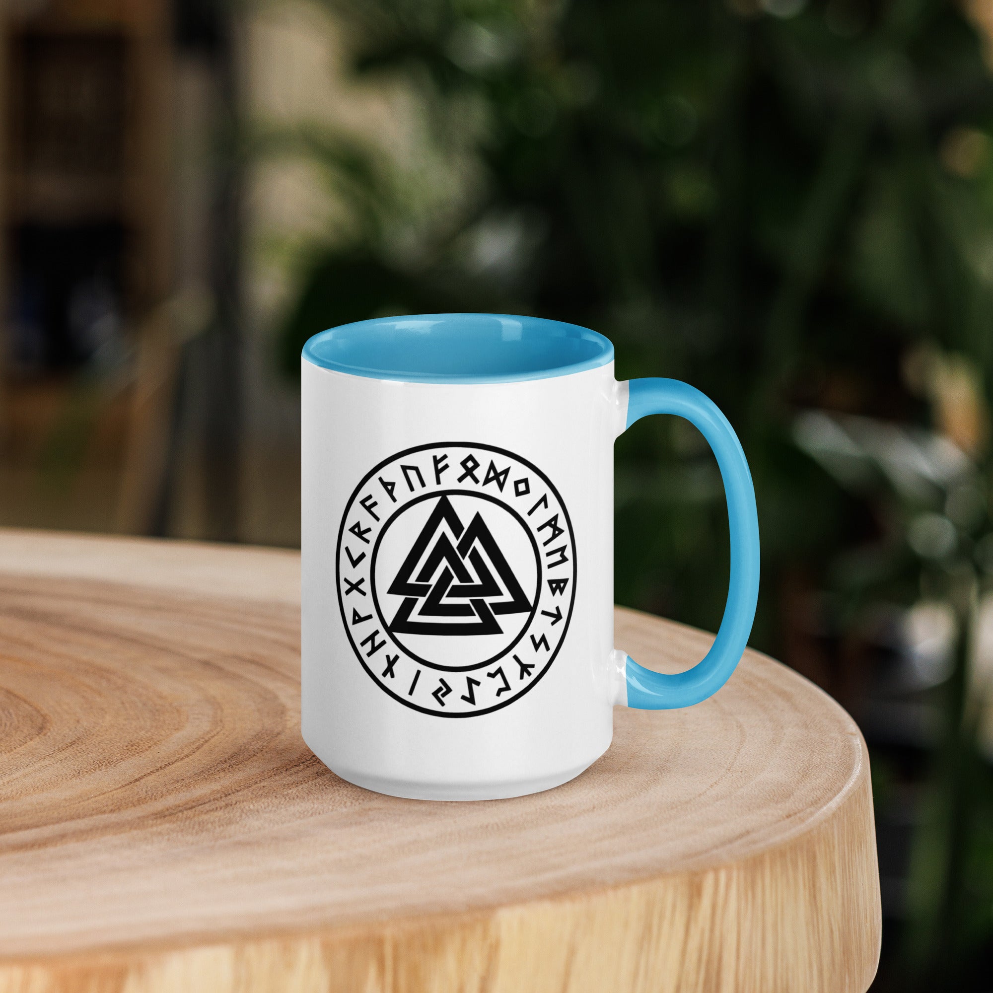 Valknut - Tasse mit farbiger Innenseite