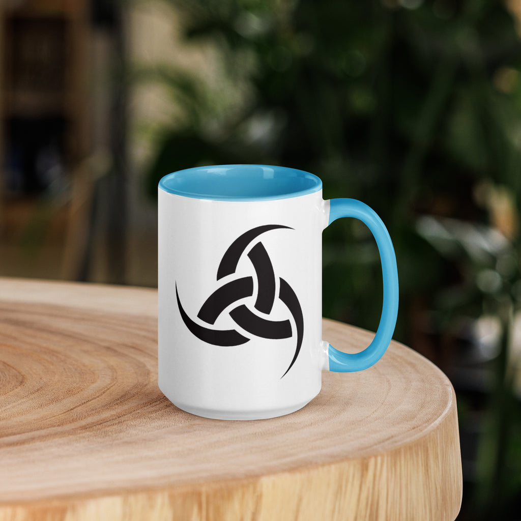 Triskelion Hörner - Tasse mit farbiger Innenseite