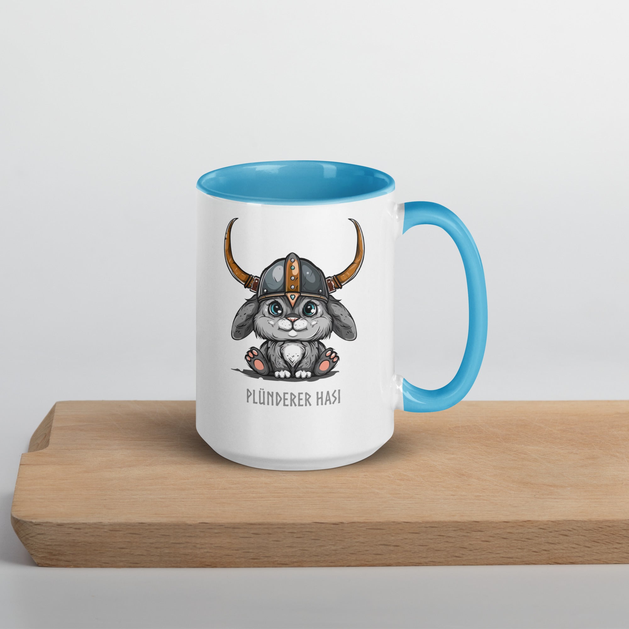 Plünderer Hasi - Tasse mit farbiger Innenseite