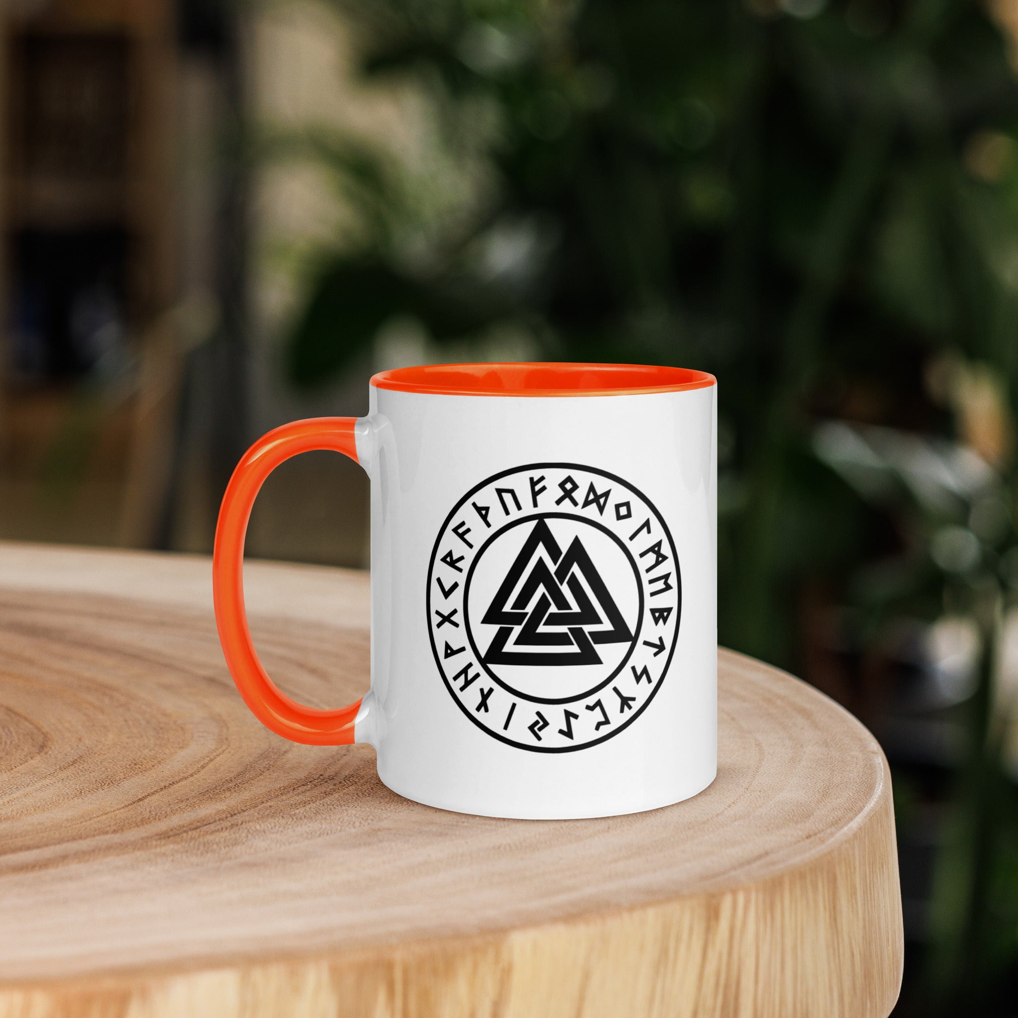 Valknut - Tasse mit farbiger Innenseite