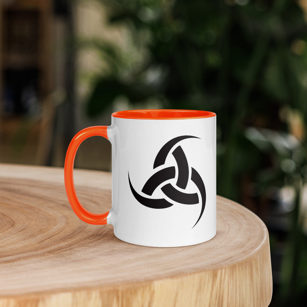 Triskelion Hörner - Tasse mit farbiger Innenseite