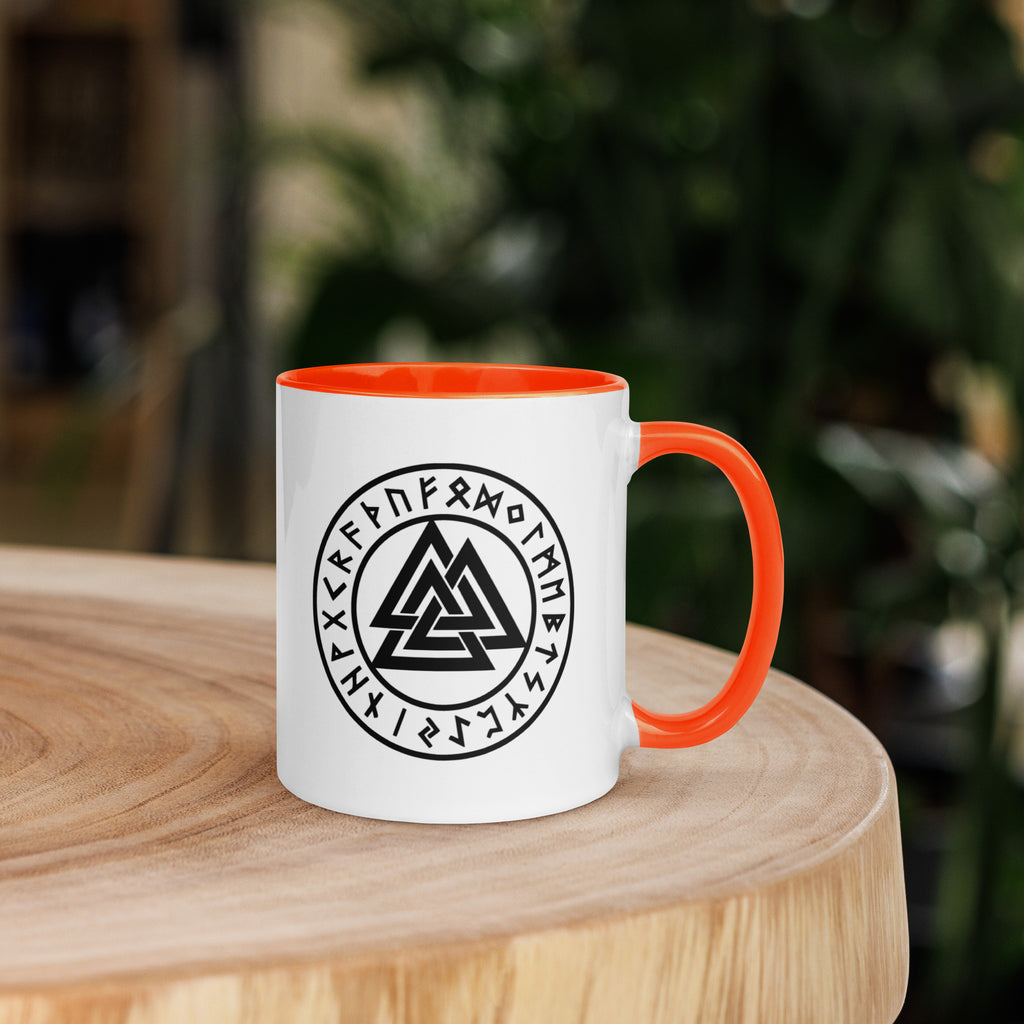 Valknut - Tasse mit farbiger Innenseite