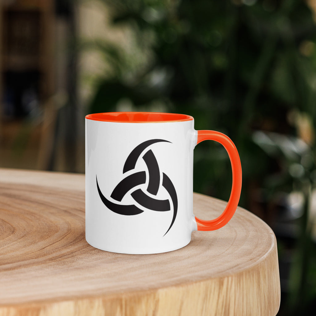 Triskelion Hörner - Tasse mit farbiger Innenseite