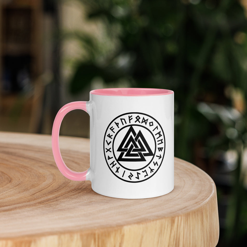 Valknut - Tasse mit farbiger Innenseite