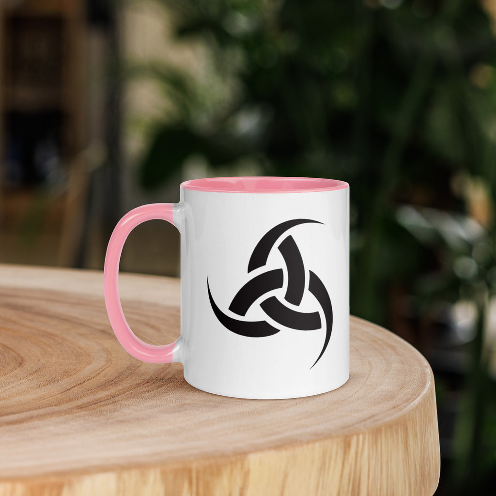 Triskelion Hörner - Tasse mit farbiger Innenseite