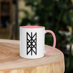 Web von Wyrd - Tasse mit farbiger Innenseite