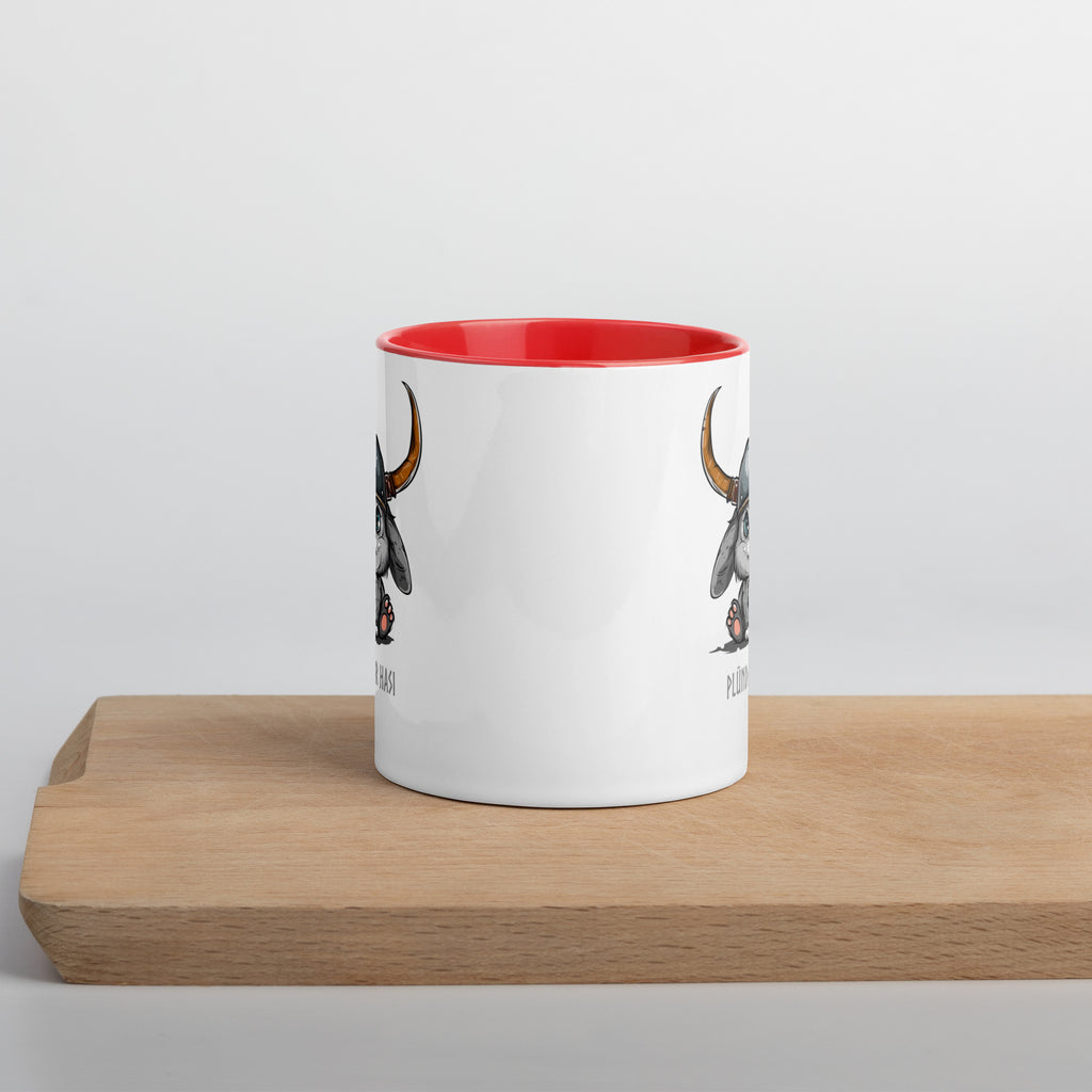 Plünderer Hasi - Tasse mit farbiger Innenseite