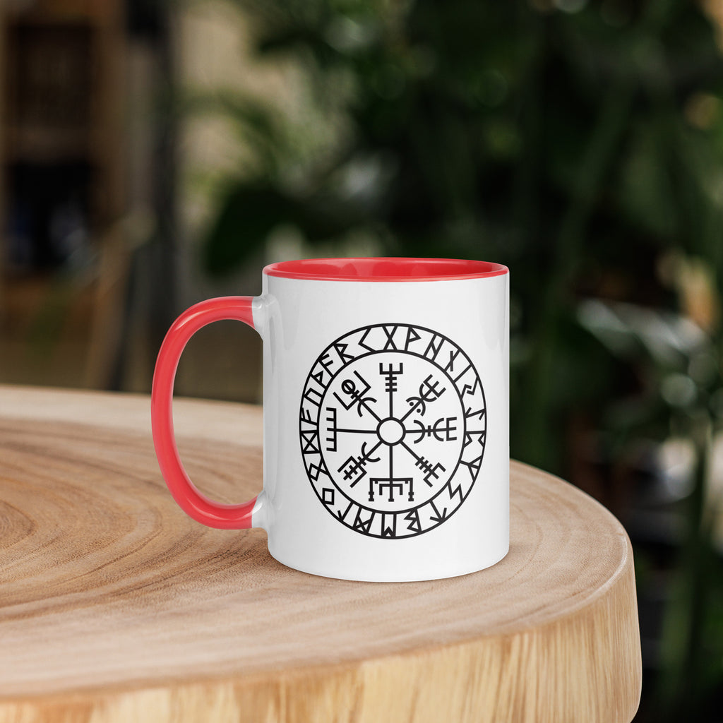Vegvisir - Tasse mit farbiger Innenseite