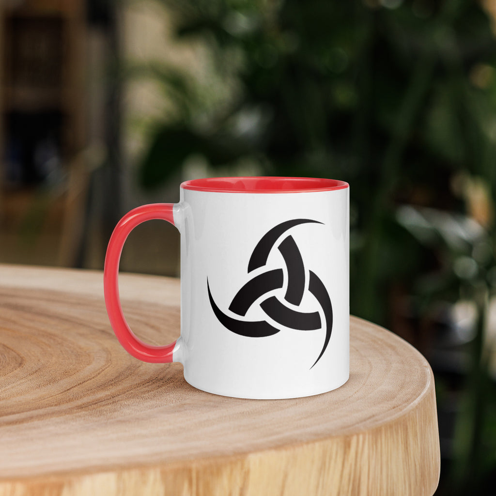 Triskelion Hörner - Tasse mit farbiger Innenseite