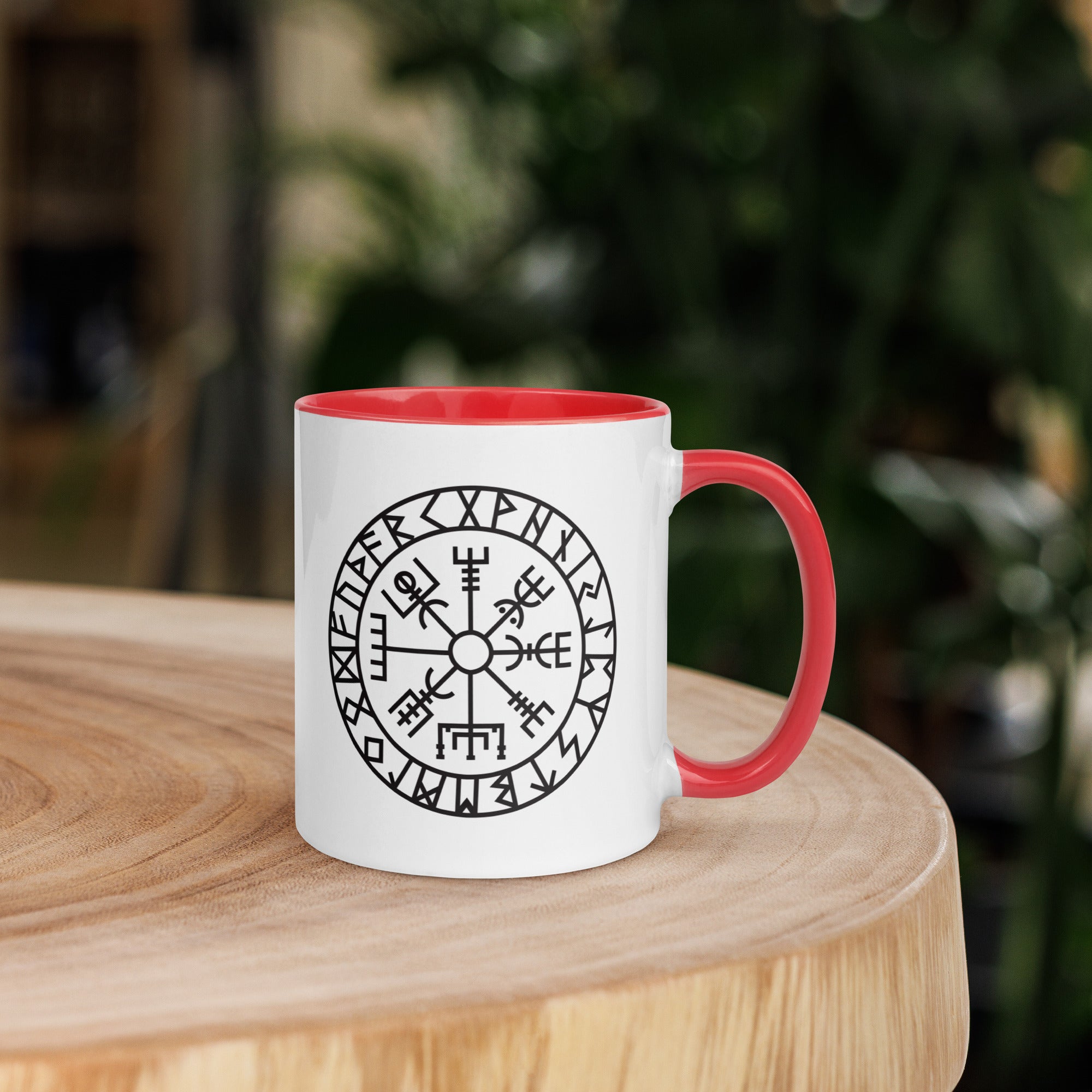 Vegvisir - Tasse mit farbiger Innenseite
