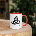 Triskelion Hörner - Tasse mit farbiger Innenseite