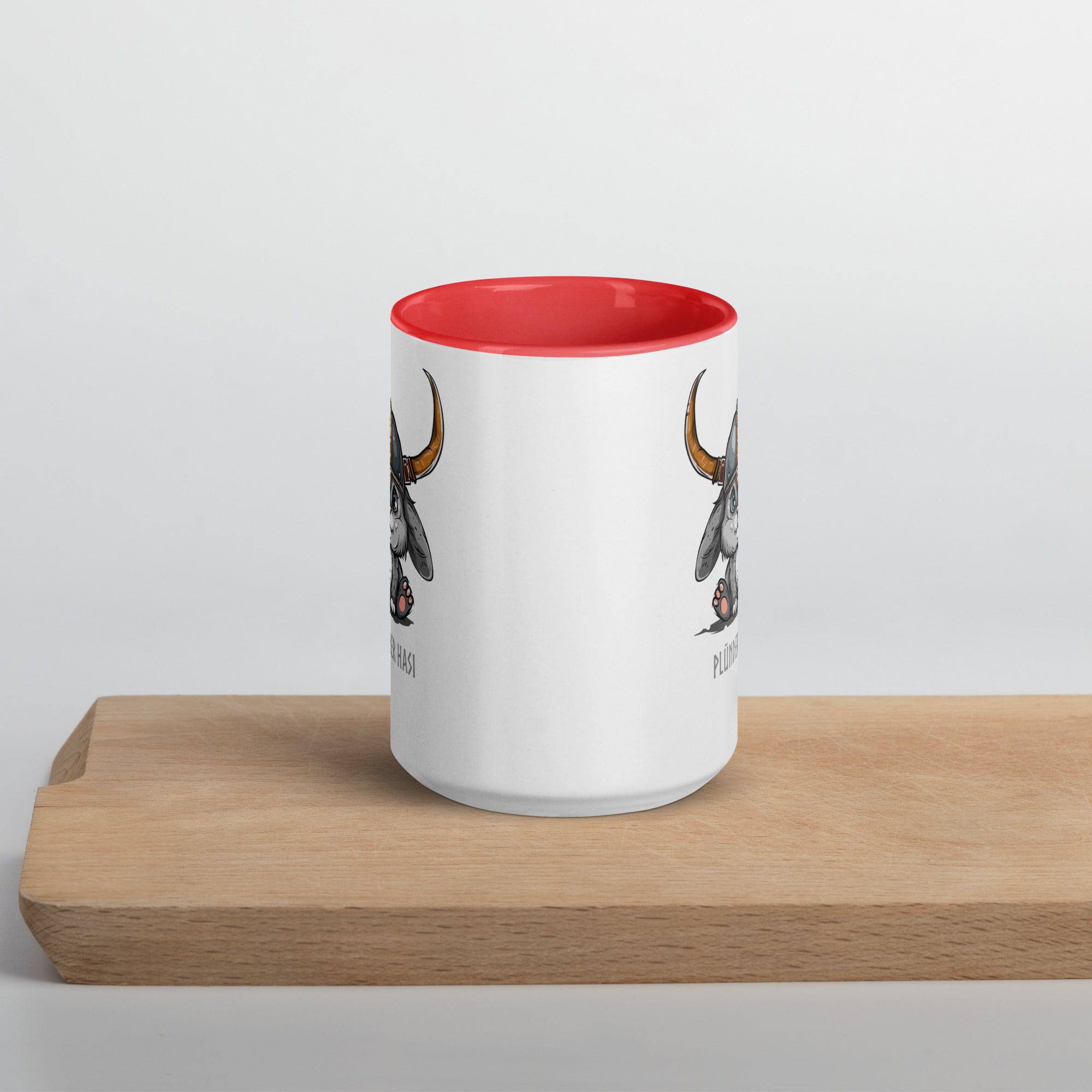 Plünderer Hasi - Tasse mit farbiger Innenseite