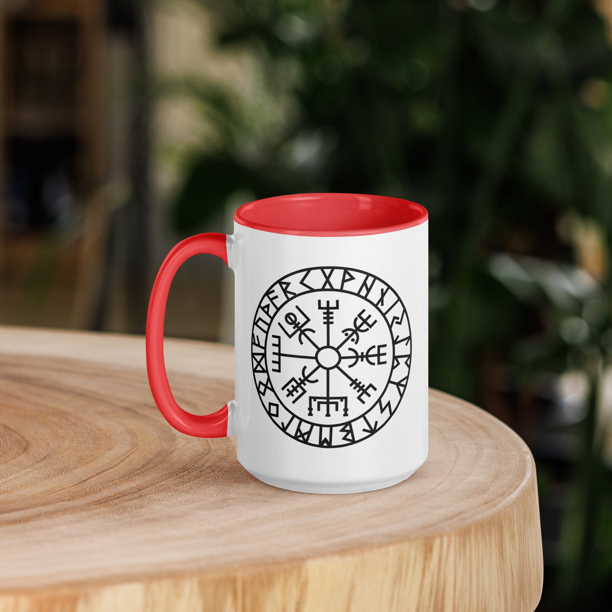 Vegvisir - Tasse mit farbiger Innenseite