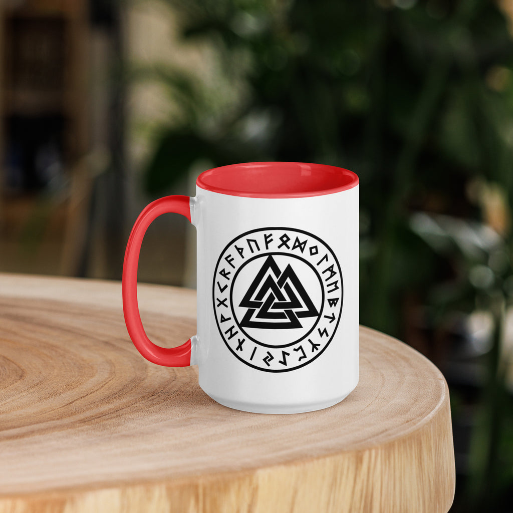 Valknut - Tasse mit farbiger Innenseite