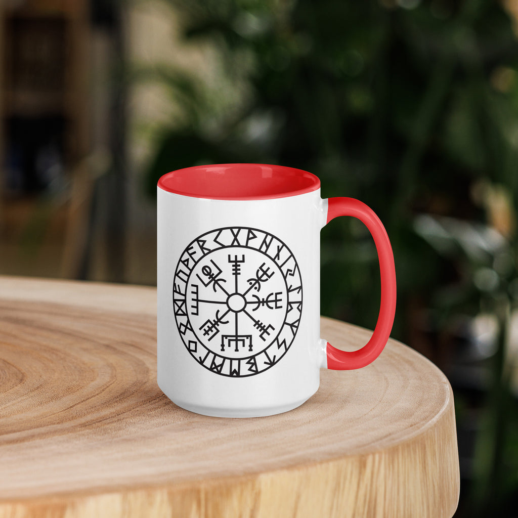 Vegvisir - Tasse mit farbiger Innenseite