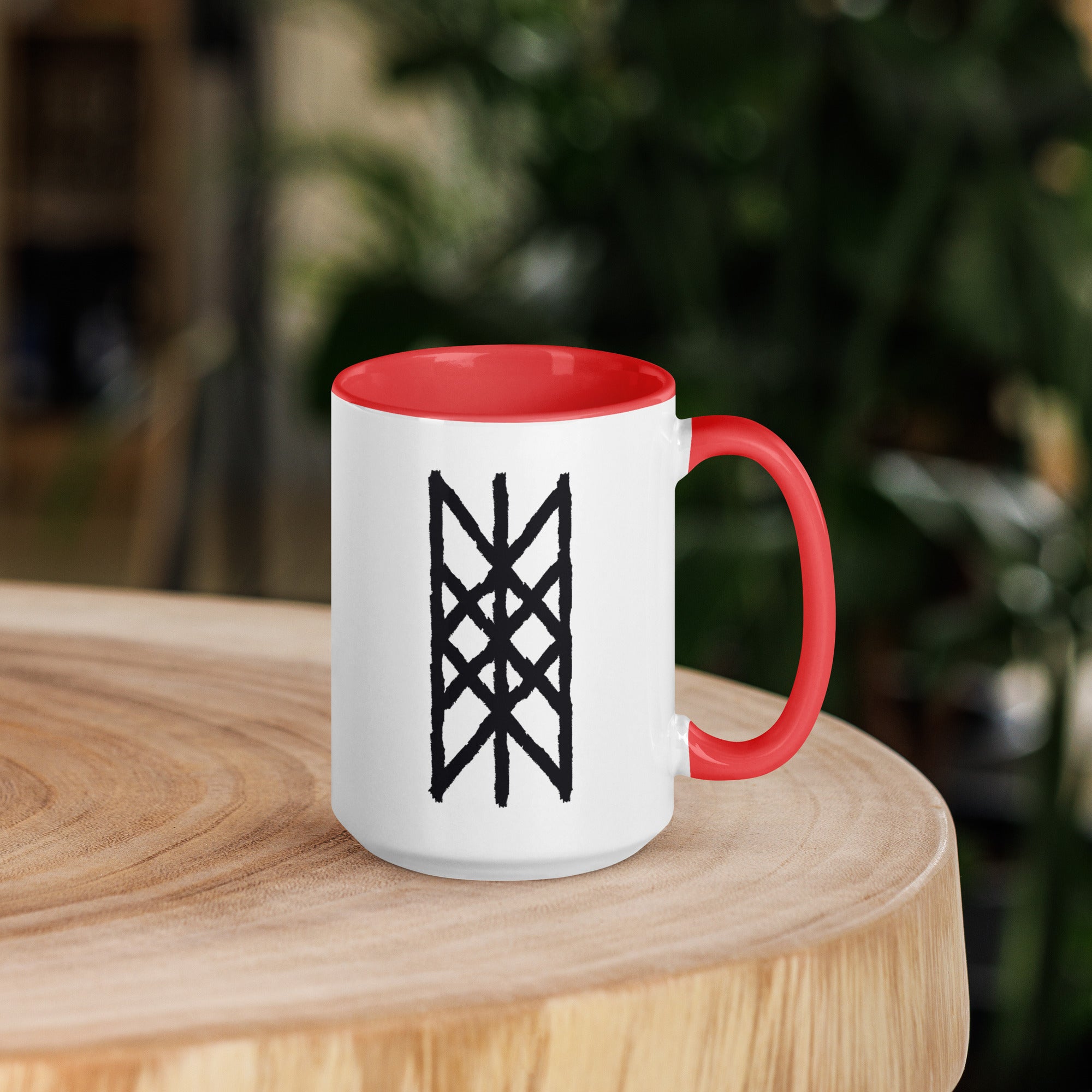 Web von Wyrd - Tasse mit farbiger Innenseite