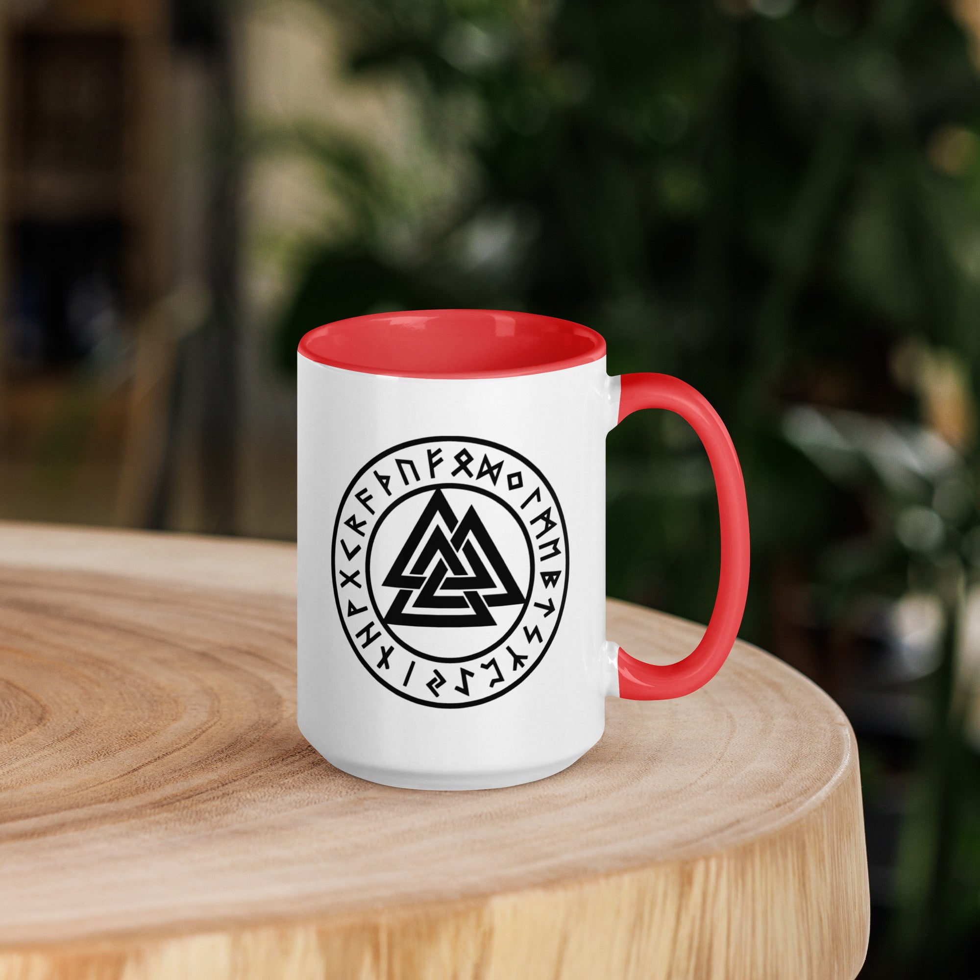 Valknut - Tasse mit farbiger Innenseite