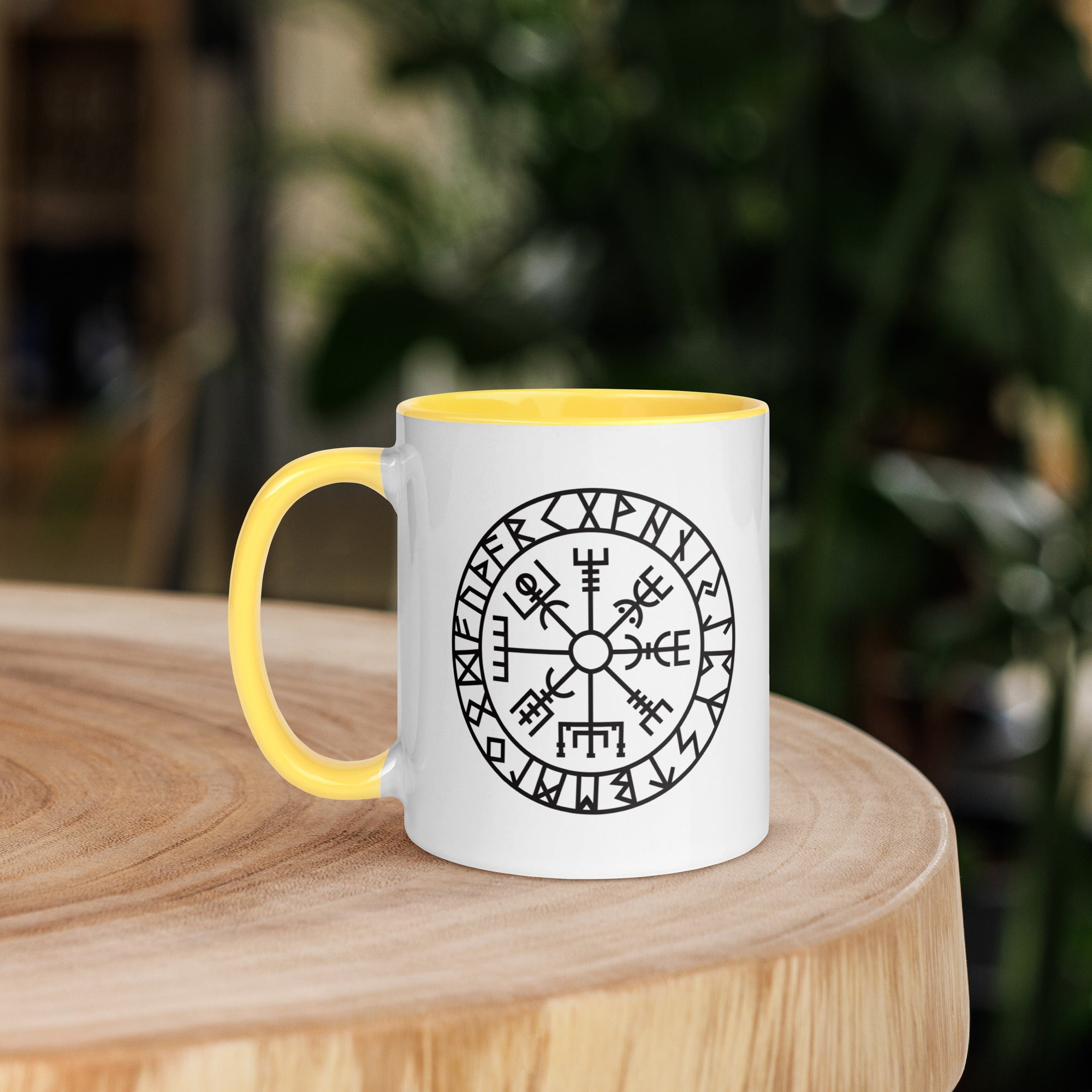 Vegvisir - Tasse mit farbiger Innenseite