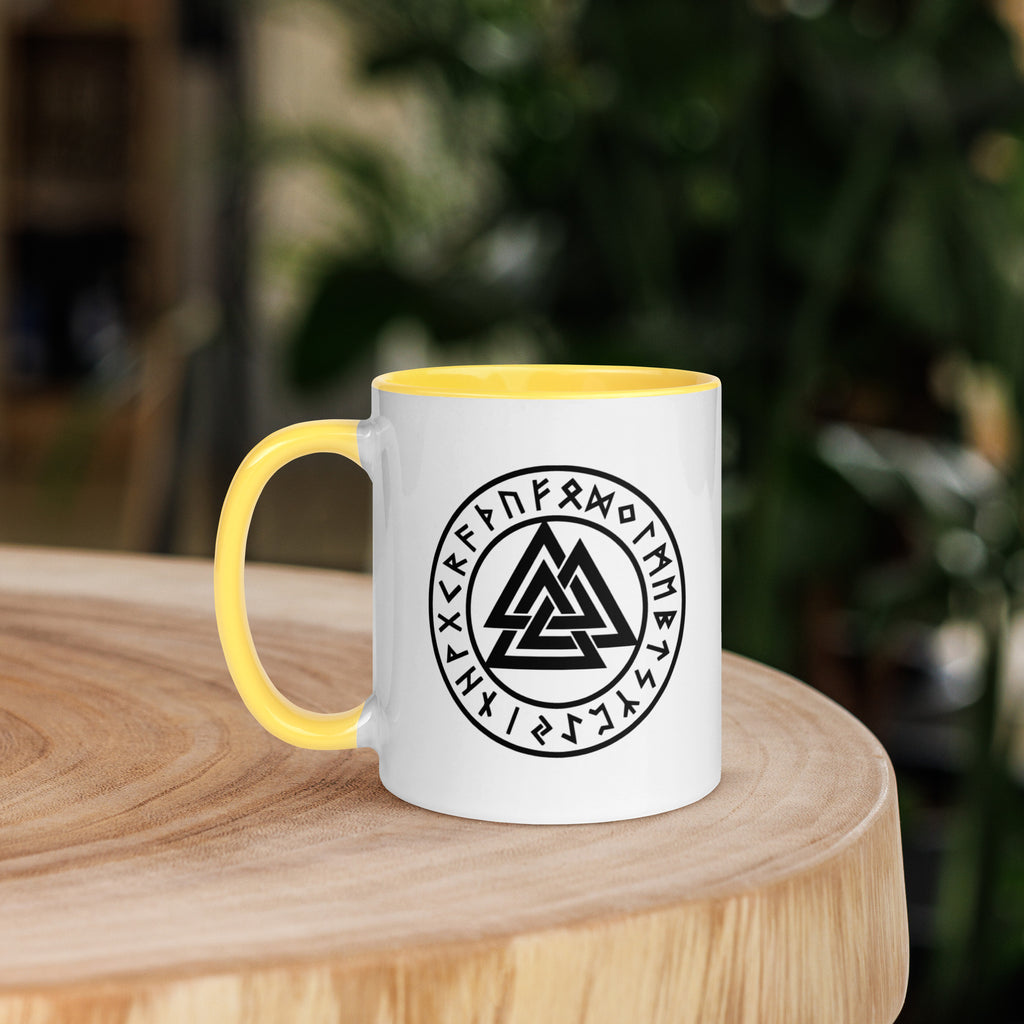 Valknut - Tasse mit farbiger Innenseite