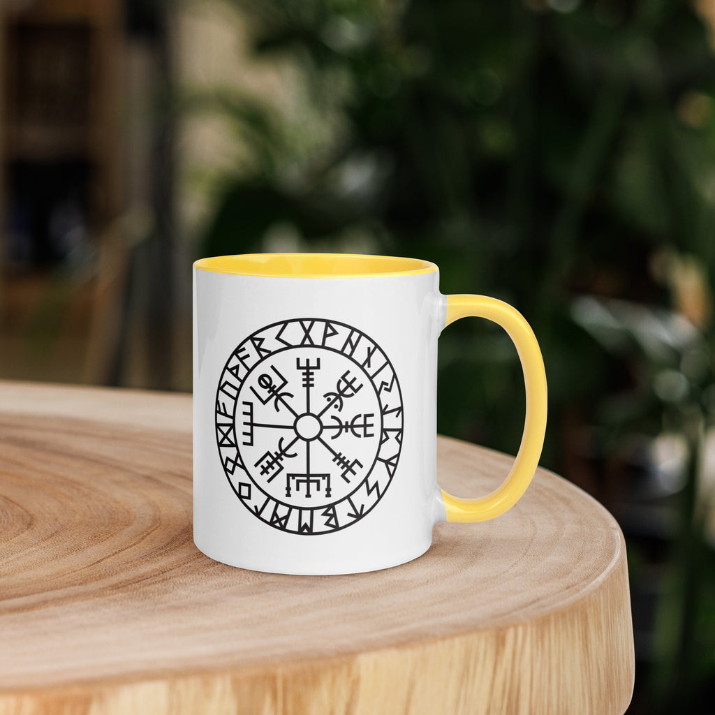 Vegvisir - Tasse mit farbiger Innenseite