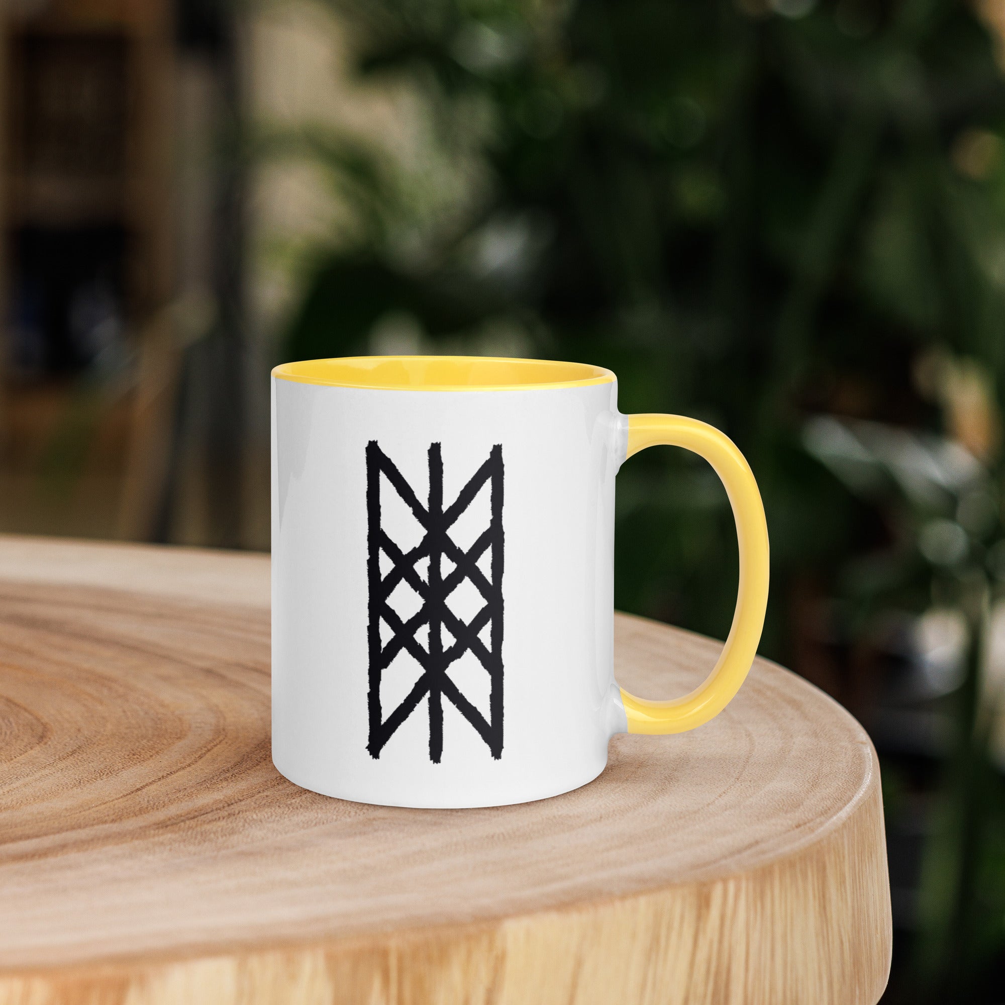 Web von Wyrd - Tasse mit farbiger Innenseite